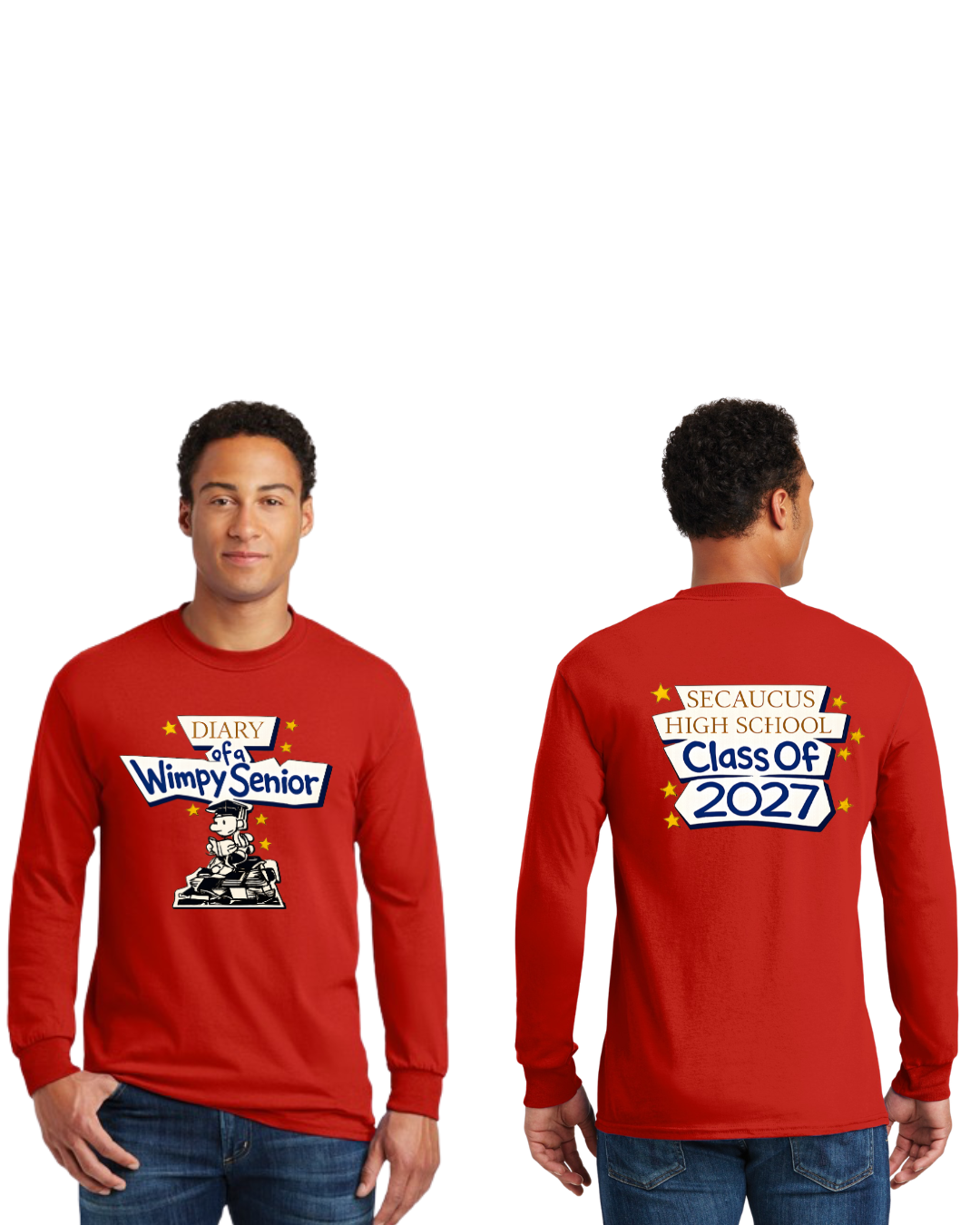 SHS Class Of 2027 Senior Year Unisex Long Sleeved Shirt | Approved Design