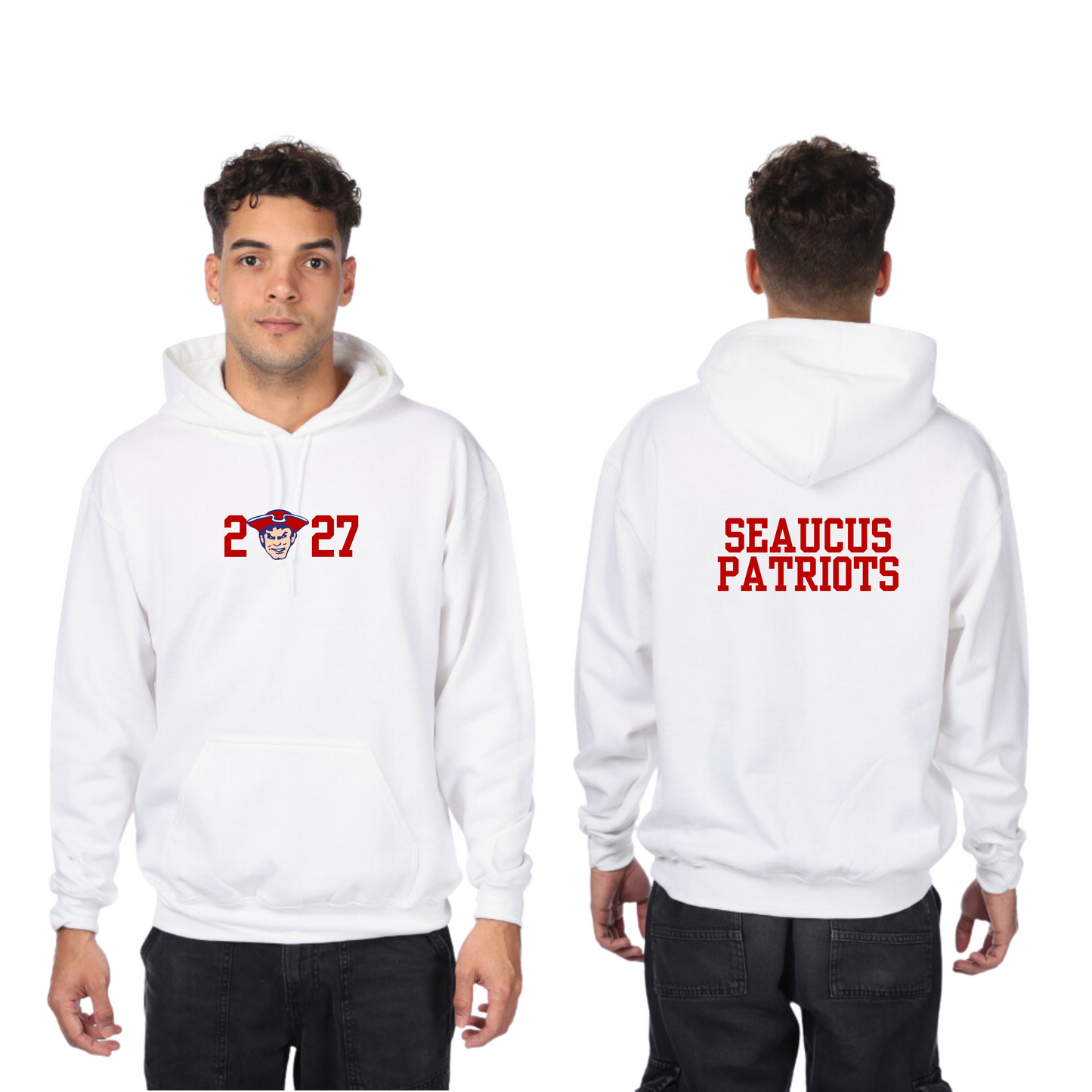 White Unisex Hoodie