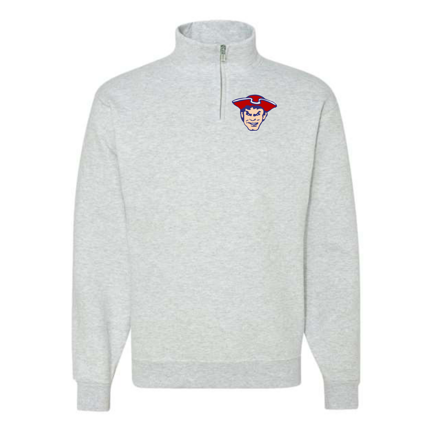 Gray Unisex Quarter-Zip Sweatshirt