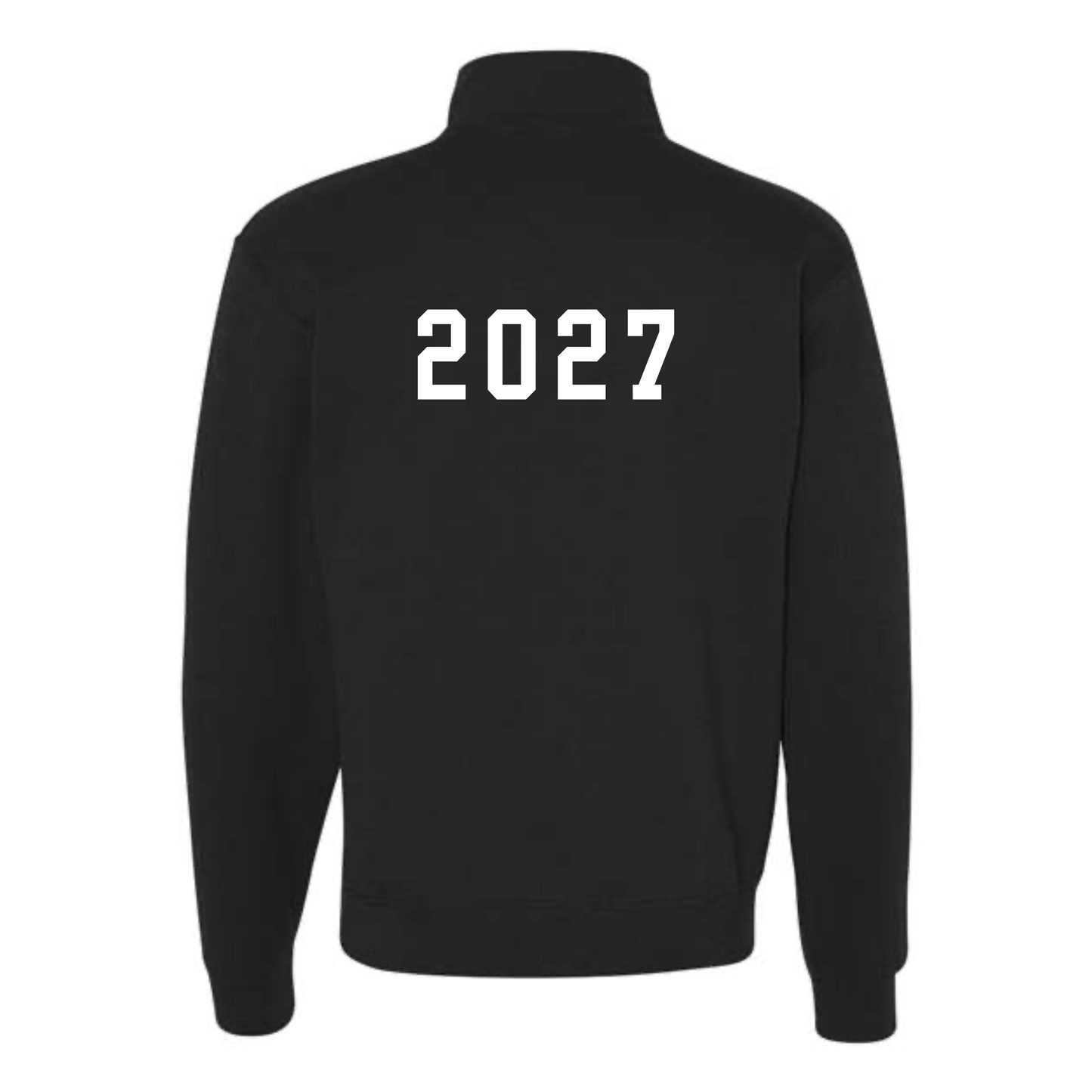 Black Unisex Quarter-Zip Sweatshirt