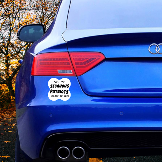 Class Of 2027 White Car Magnet Fall 2025 Fundraiser