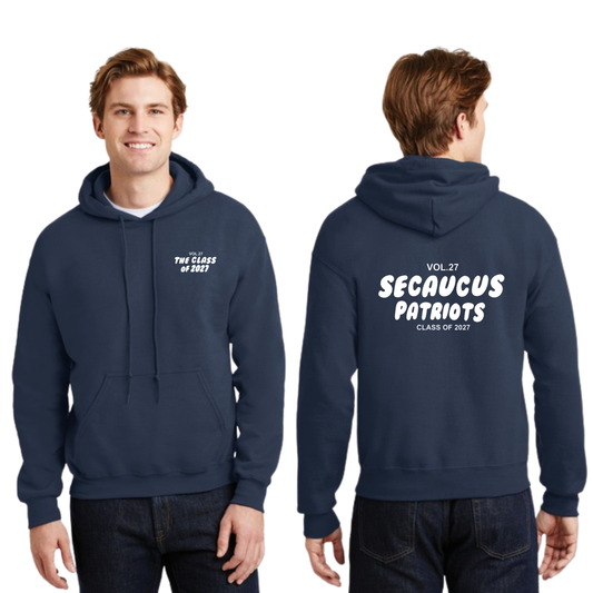 Class Of 2027 Navy Unisex Hoodie Fall 2025 Fundraiser