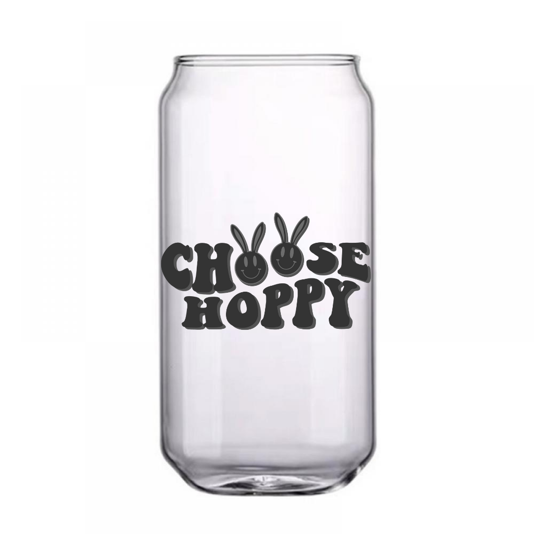 Choose Hoppy PLASTIC DRINKING GLASS 12OZ