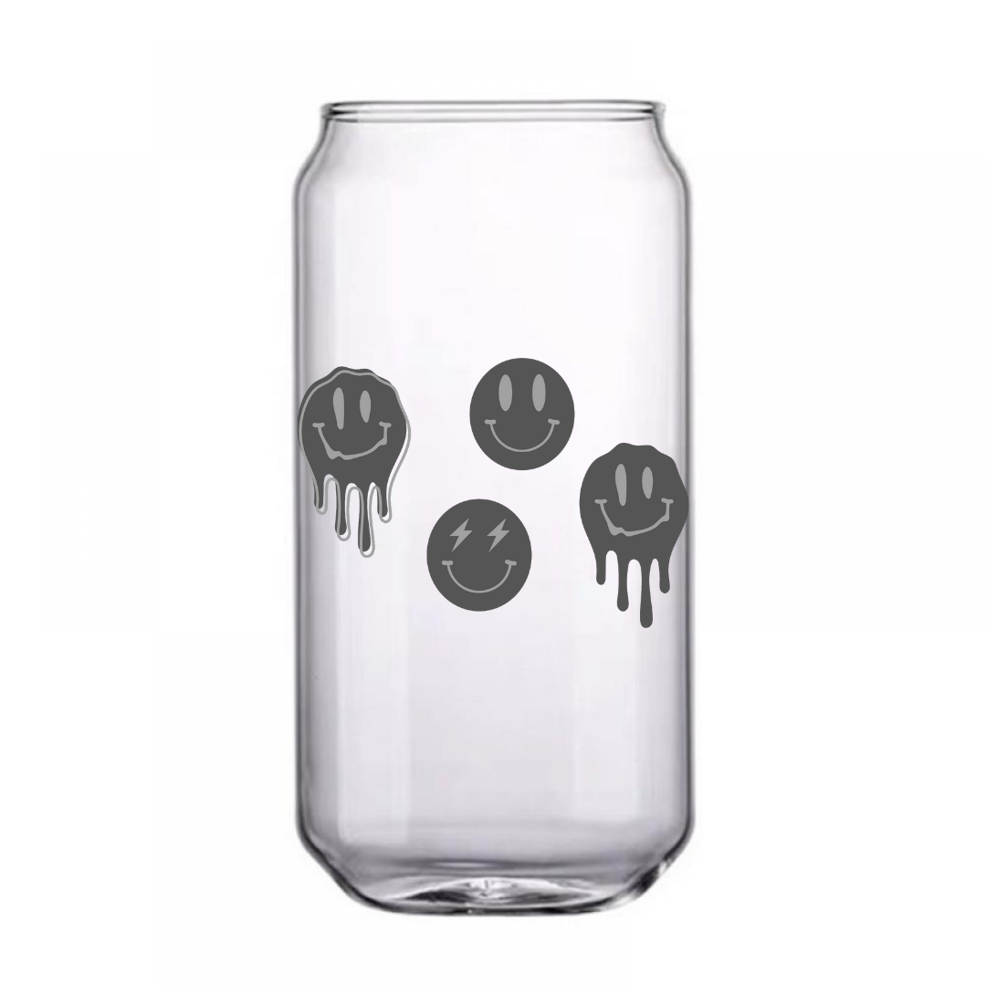 Smiley PLASTIC DRINKING GLASS 12OZ