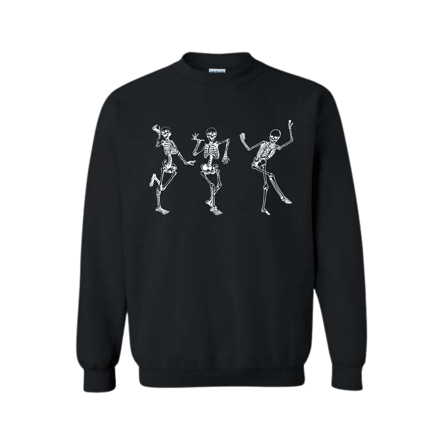 Trio Dancing Skeletons Crewneck