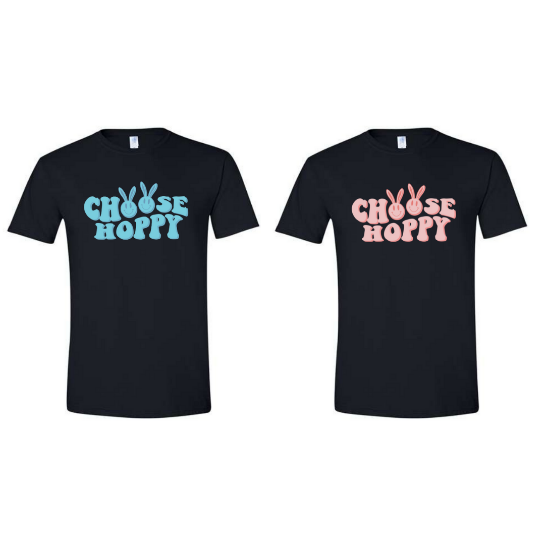 CHOOSE HOPPY ADULT T-SHIRT BLACK