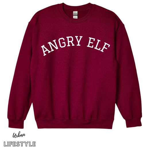 Angry Elf Crewneck