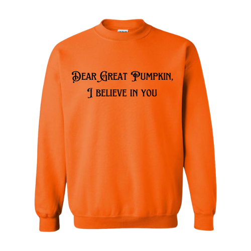 Dear Great Pumpkin Crewneck | Spooky