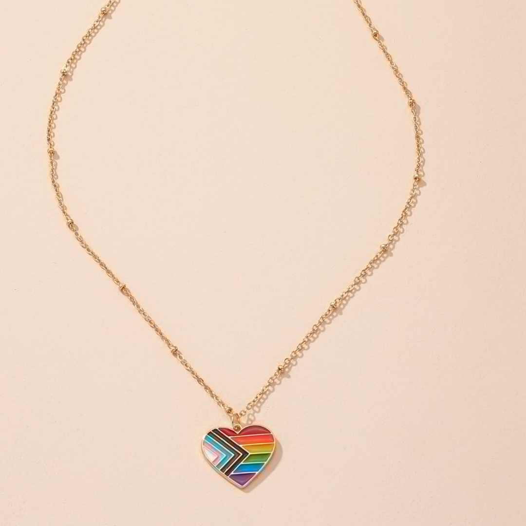 Pride Heart Necklace