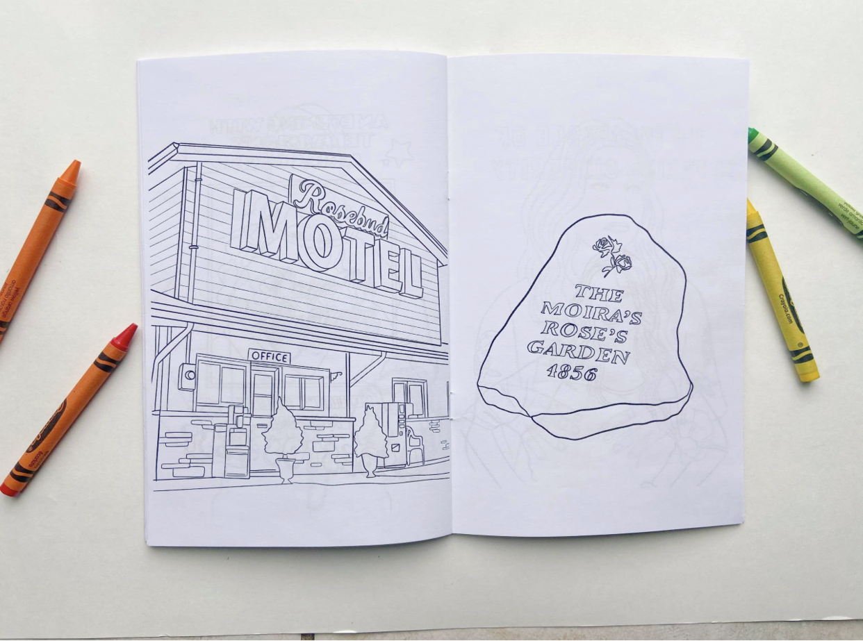 Schitt's Creek Colouring Book